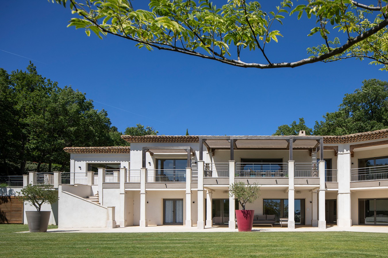 Facade de la villa